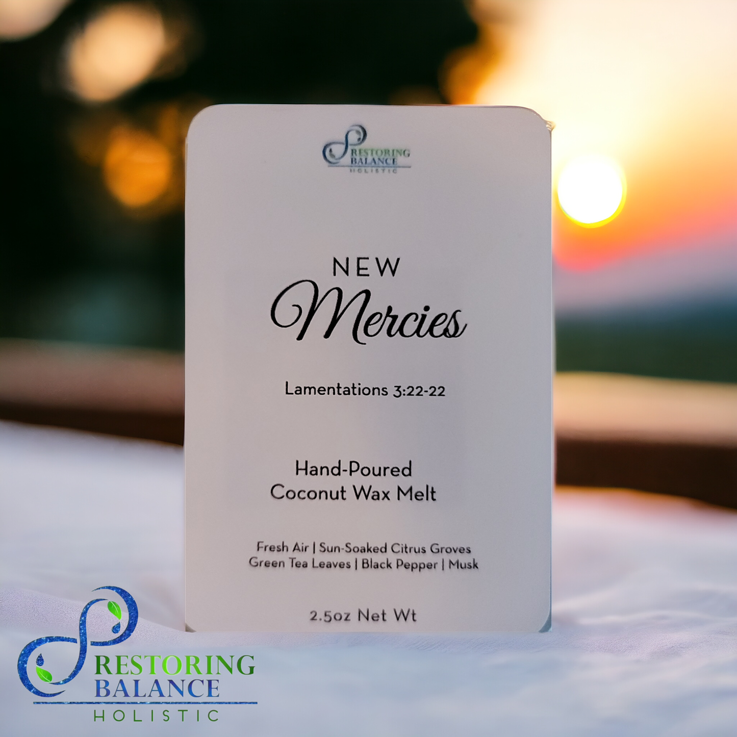 His Love Wax Set (Lamentations 3:22-23) - Restoring Balance Shop