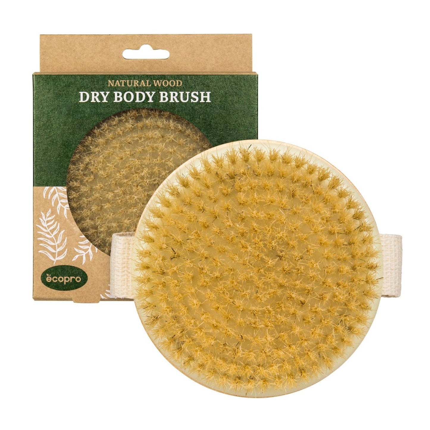 Ecopro Natural Wood Dry Body Brush - Restoring Balance Shop