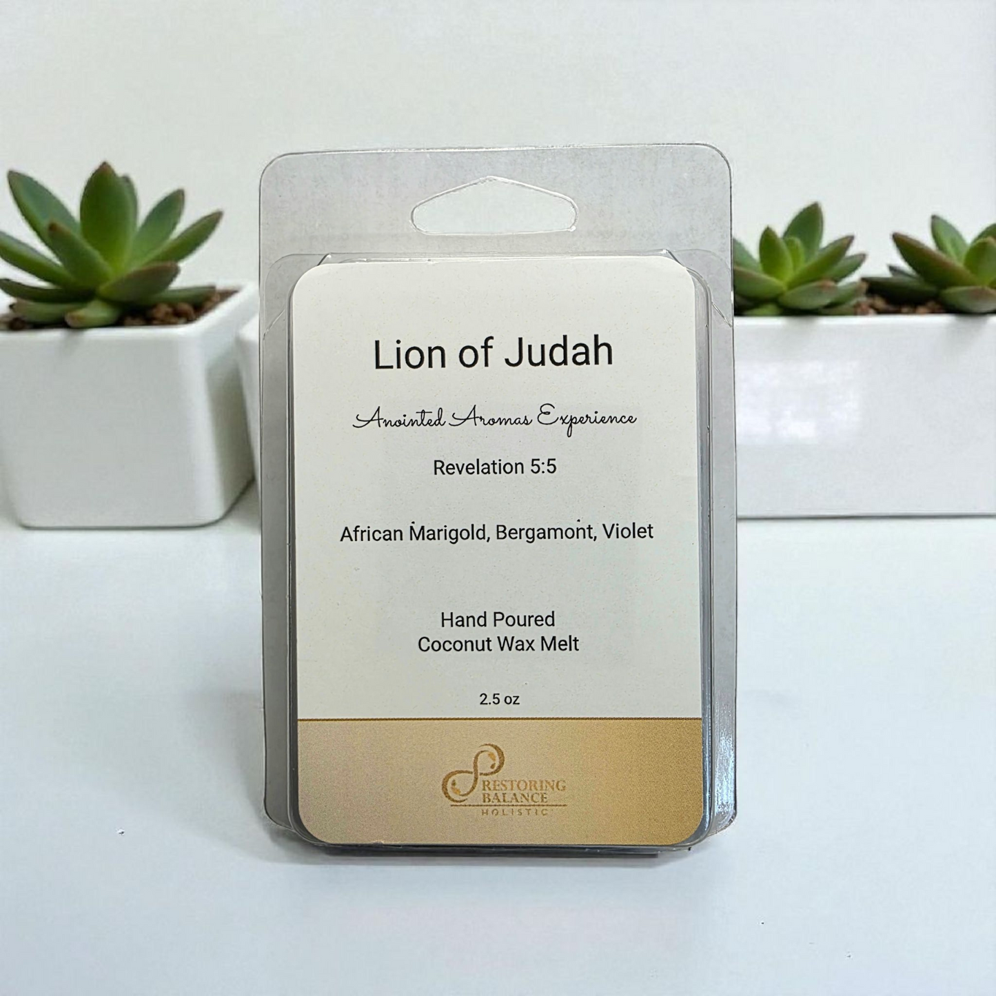 Lion of Judah Anointed Wax Melt - Restoring Balance Shop