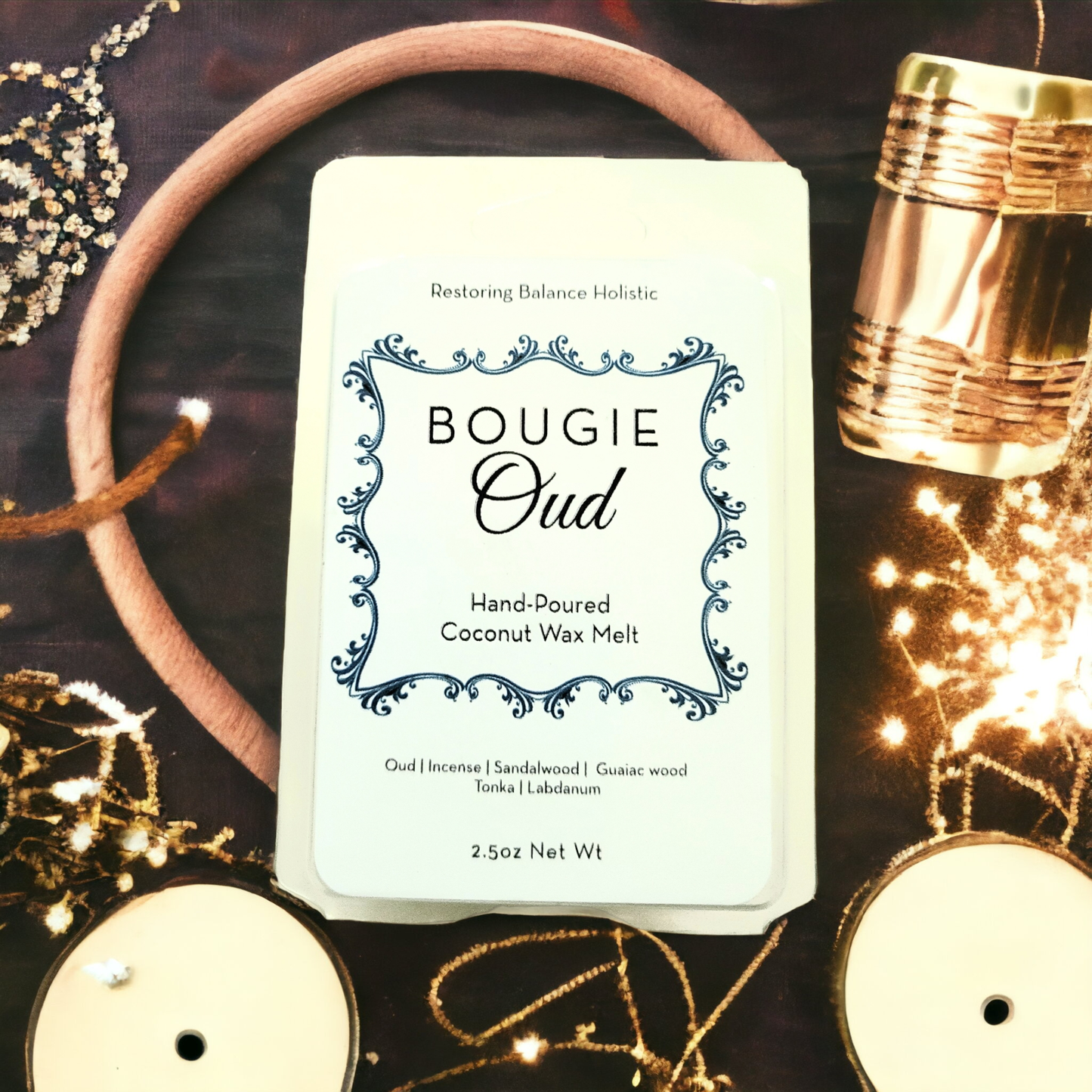 Boughie Oud Wax Melt - Restoring Balance Shop