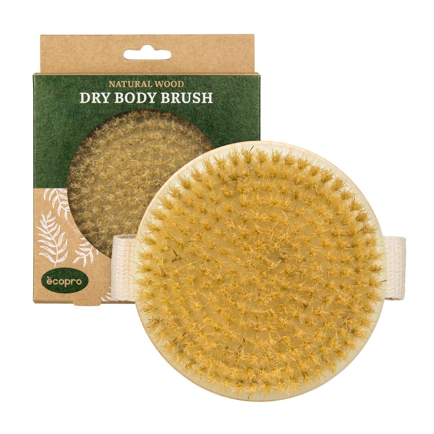 Ecopro Natural Wood Dry Body Brush - Restoring Balance Shop