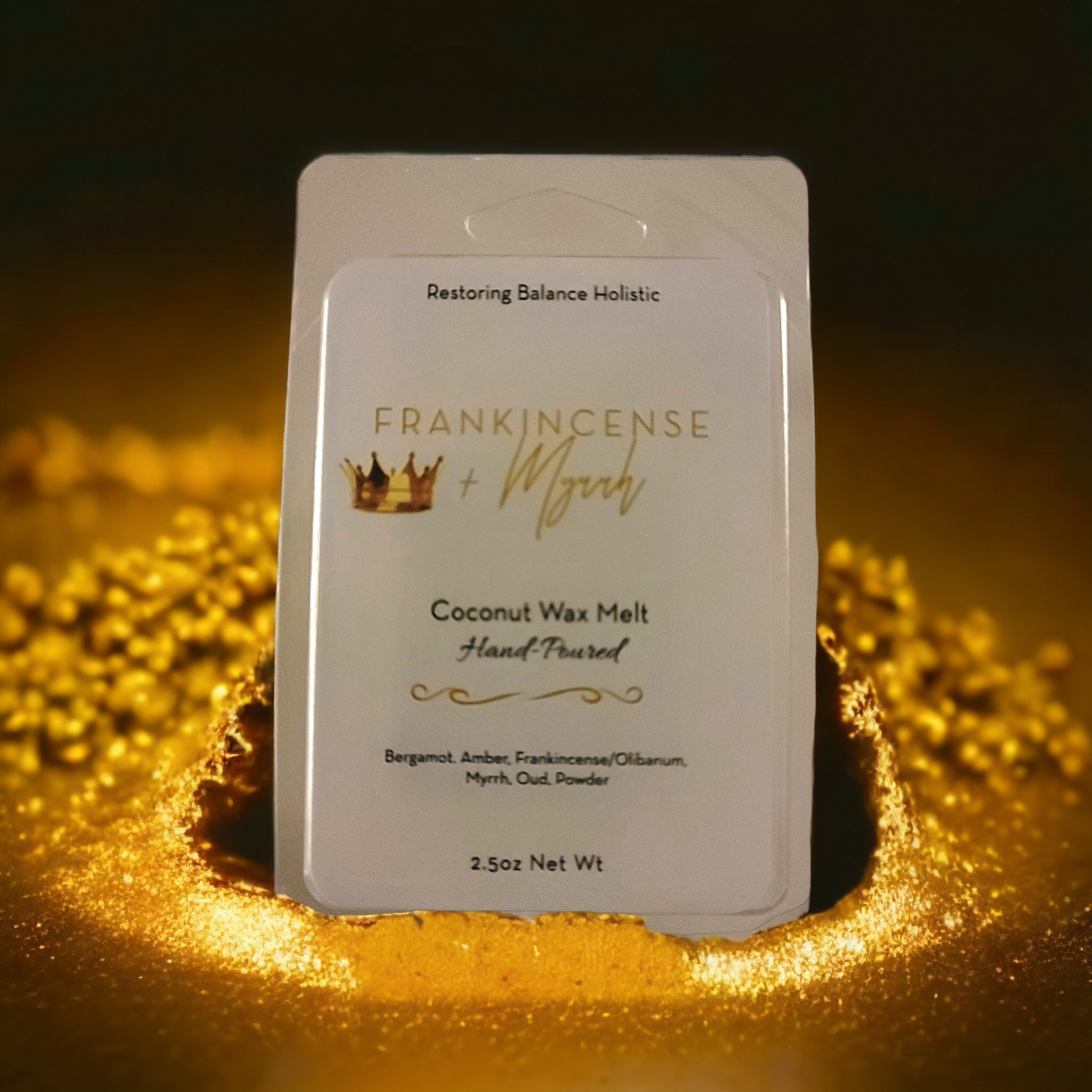 Frankincense & Myrrh Holiday Wax Melt - Restoring Balance Shop