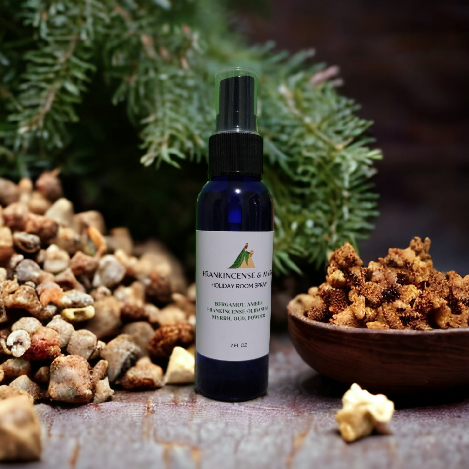 Frankincense & Myrrh Holiday Room Spray - Restoring Balance Shop