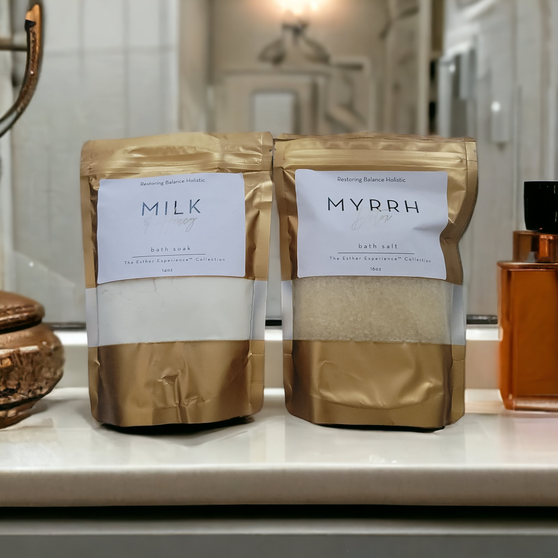 Myrrh and Milk & Honey Bath Set - Restoring Balance Shop