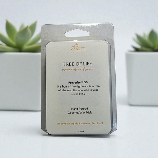 Tree of Life Anointed Wax Melt - Restoring Balance Shop