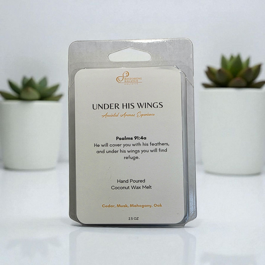 Under His Wings Anointed Wax Melt - Restoring Balance Shop